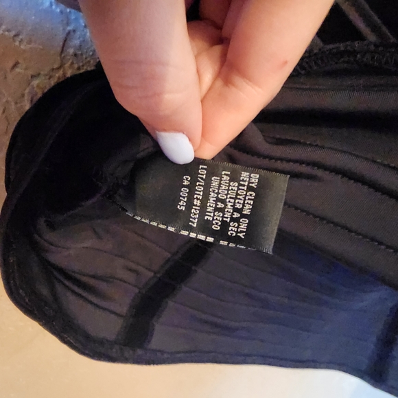 JS Signature Dressy Shirt Black Size 12 - Picture 8 of 9